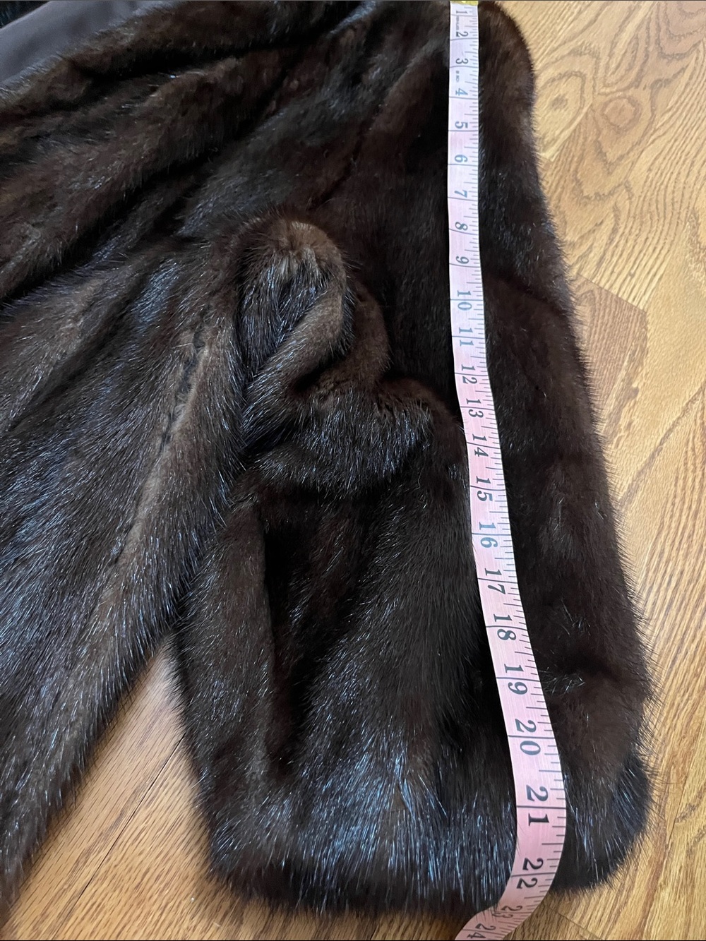 Gorgeous full length mink fur coat from Evans furs - Picture 8 of 13